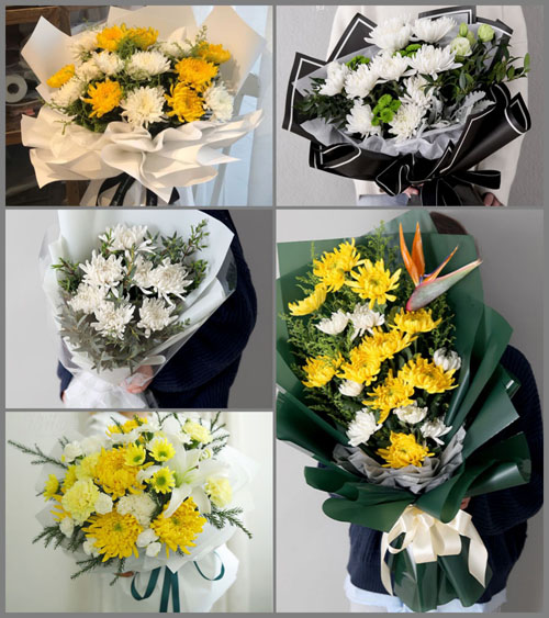 福建漳州芗城区浦南镇白事花束代送